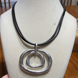 Chico’s Silver Pendant Necklace